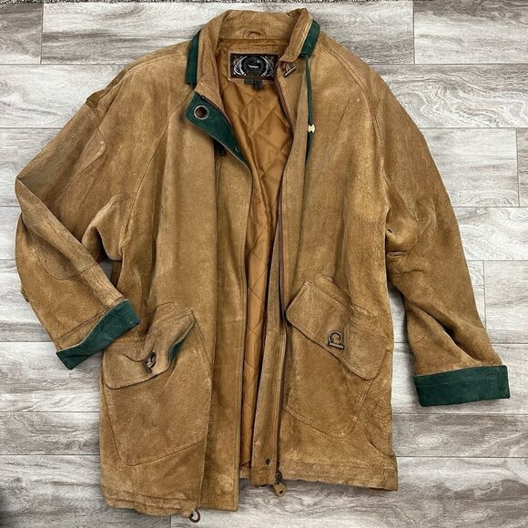 Vintage Global Identity G-III Suede Chore Coat 90s - Picture 16 of 16